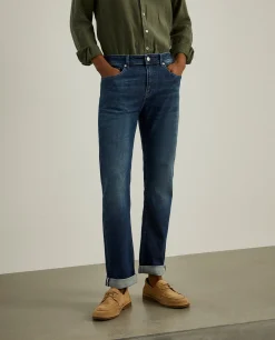 Calças denim regular fit