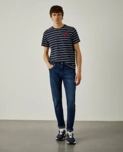 Calças denim regular fit