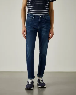 Calças denim regular fit