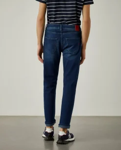 Calças denim regular fit