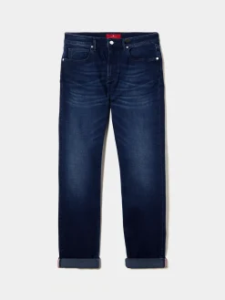 Calças denim regular fit