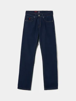 Calças denim regular fit