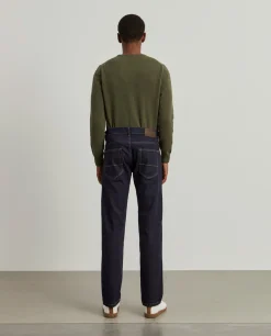 Calças denim regular fit