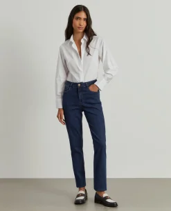 Calças denim regular fit