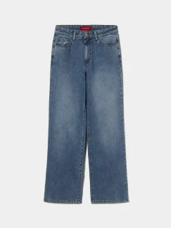 Calças denim relaxed fit