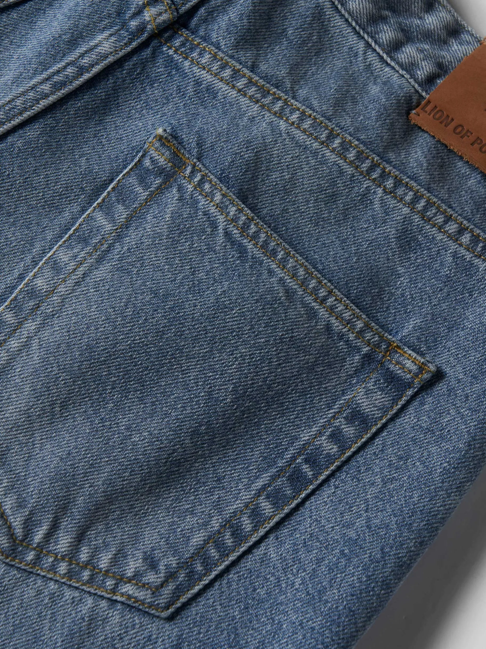 Calças denim relaxed fit