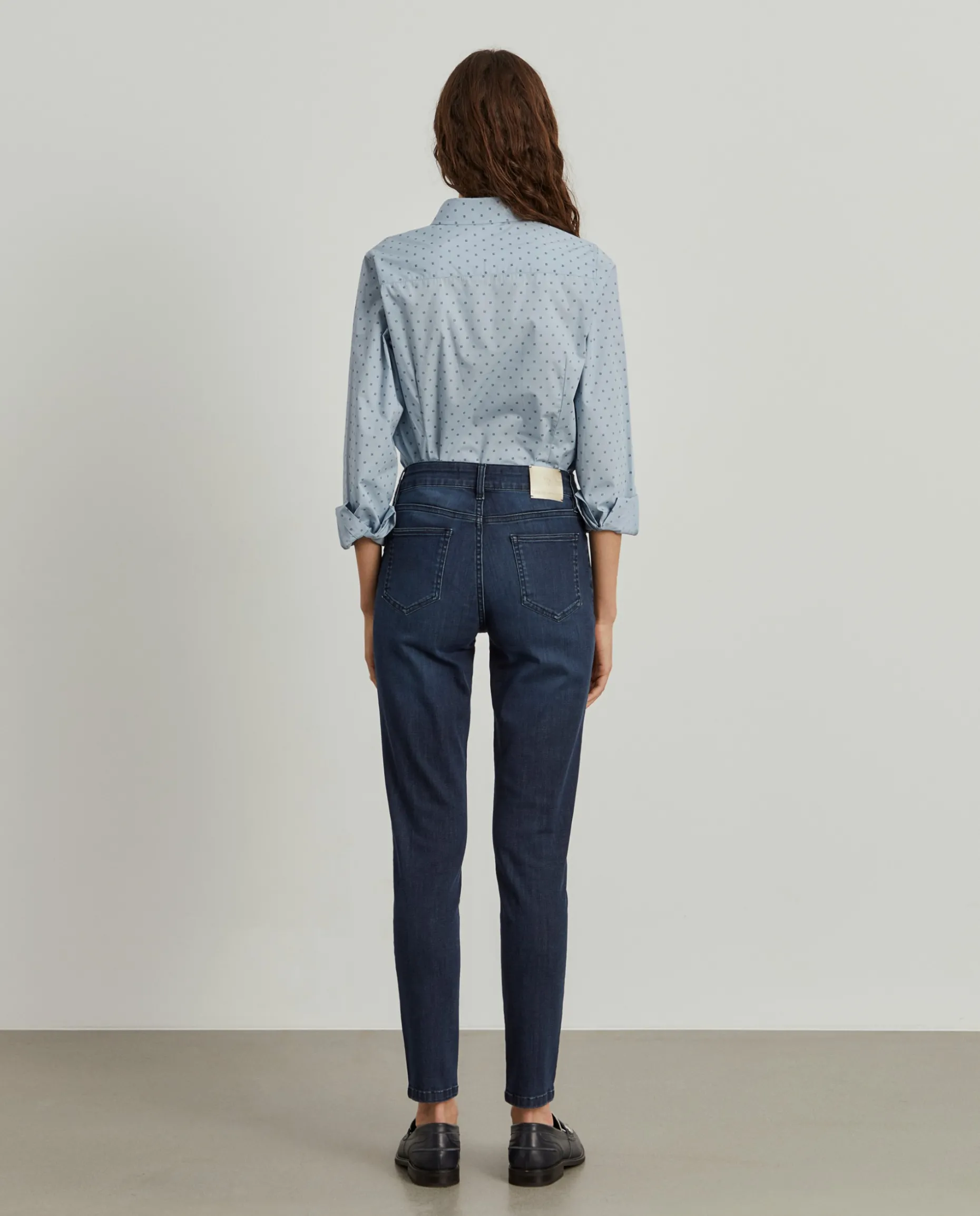 Calças denim skinny