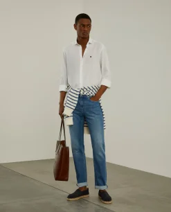 Calças denim slim fit