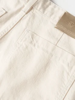 Calças denim wide leg