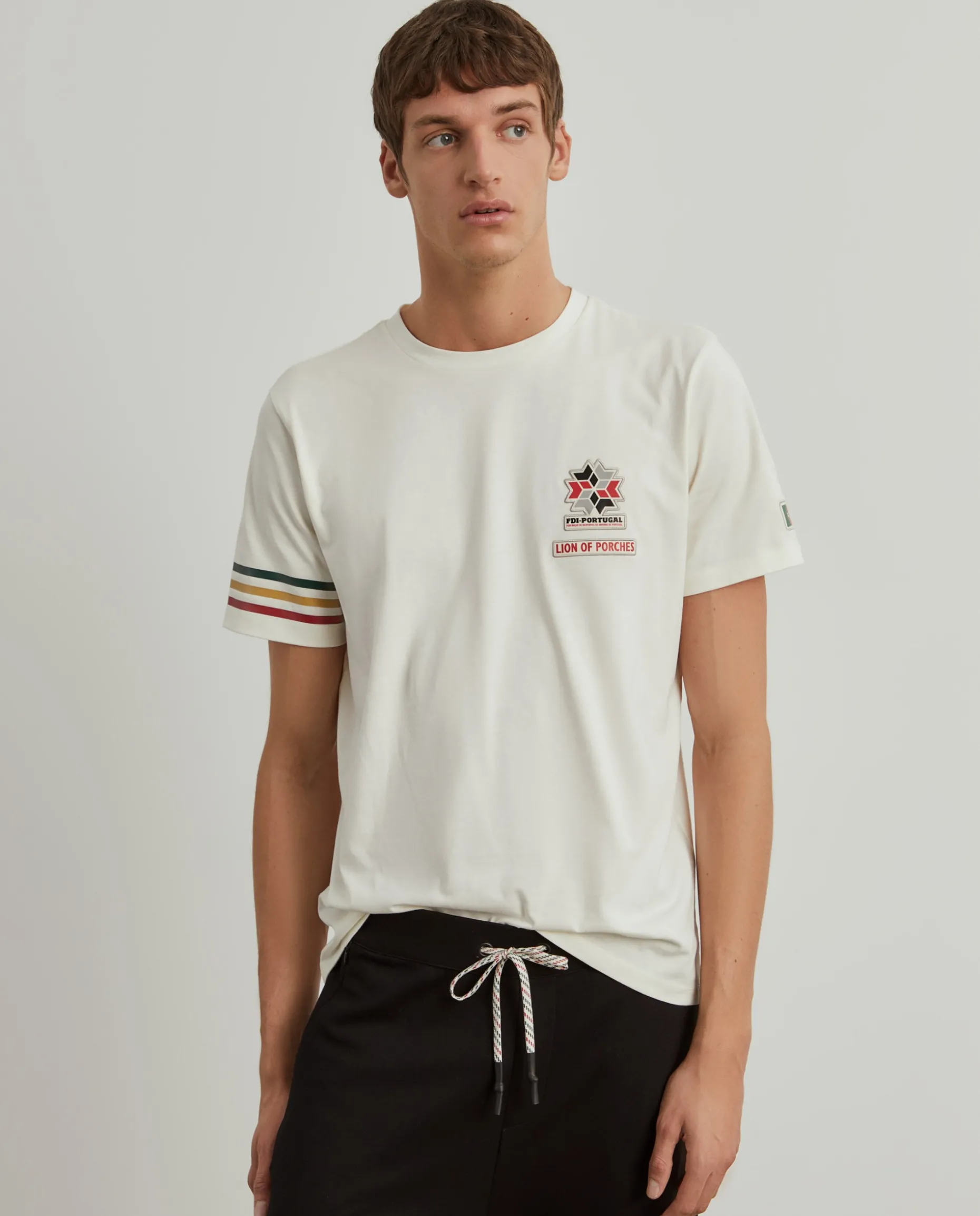 Calças jogger com cordões Lion x FDI