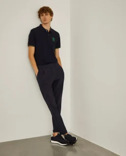 Calças jogger com cordão