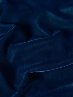 Calças pantalona em veludo