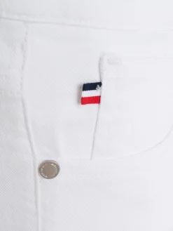 Calças para homem de sarja slim fit com bolsos