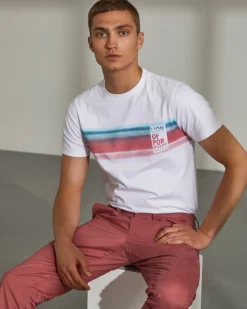 Calças para homem slim fit chino de algodão stretch