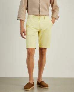 Calções bermuda em algodão