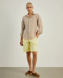 Calções bermuda em algodão