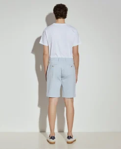 Calções bermuda em algodão