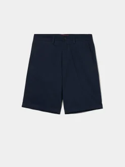 Calções bermuda em algodão