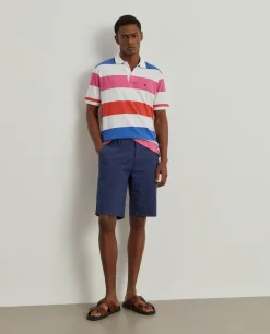 Calções bermuda em algodão