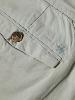 Calções bermuda em algodão