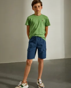 Calções com bolsos