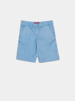 Calções com estampado de leões