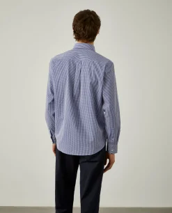 Camisa aos quadrados regular fit