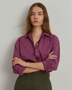 Camisa clássica cintada