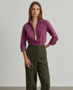 Camisa clássica cintada