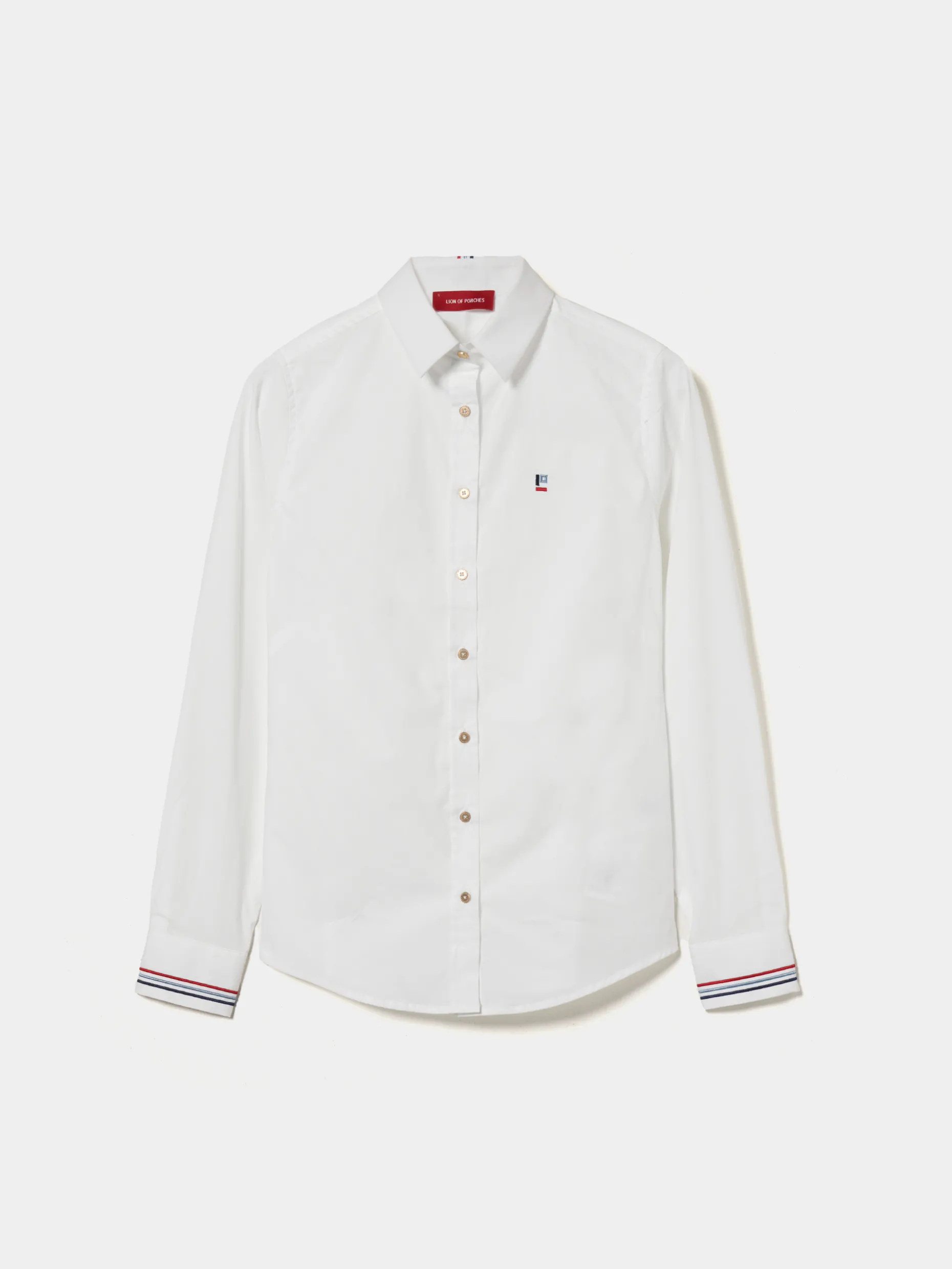 Camisa clássica com riscas