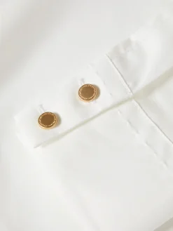 Camisa clássica em algodão