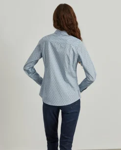 Camisa clássica micro padrão leões