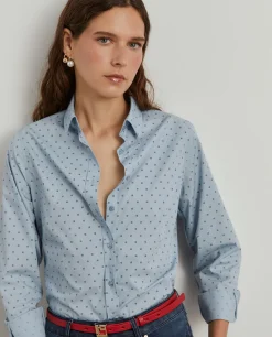 Camisa clássica micro padrão leões