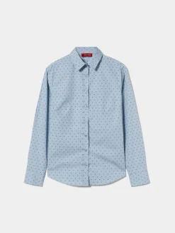 Camisa clássica micro padrão leões