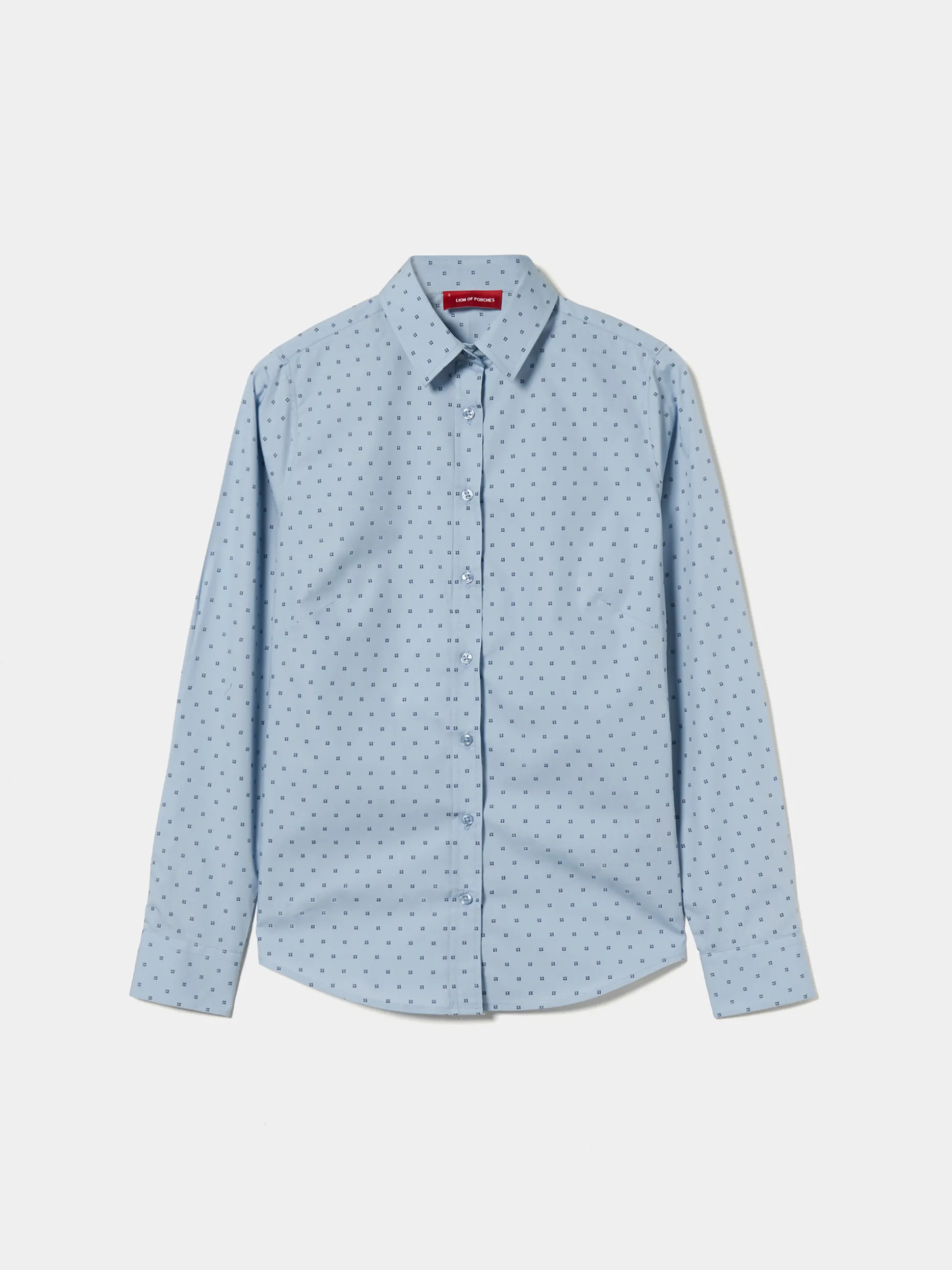 Camisa clássica micro padrão leões