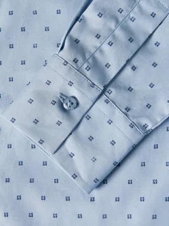 Camisa clássica micro padrão leões