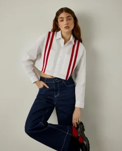 Camisa cropped Lion of Porches x Paatiff