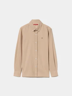 Camisa de algodão manga comprida