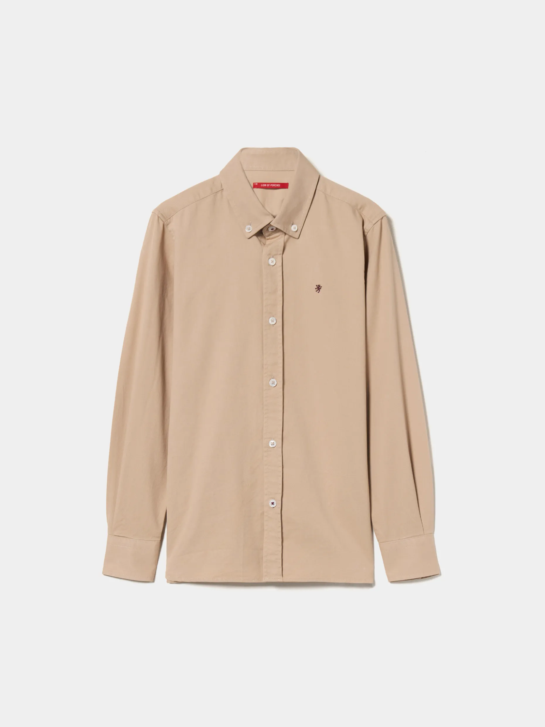 Camisa de algodão manga comprida