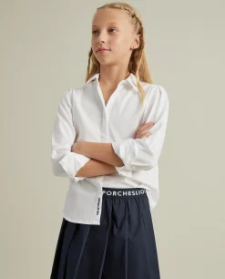 Camisa de algodão manga comprida