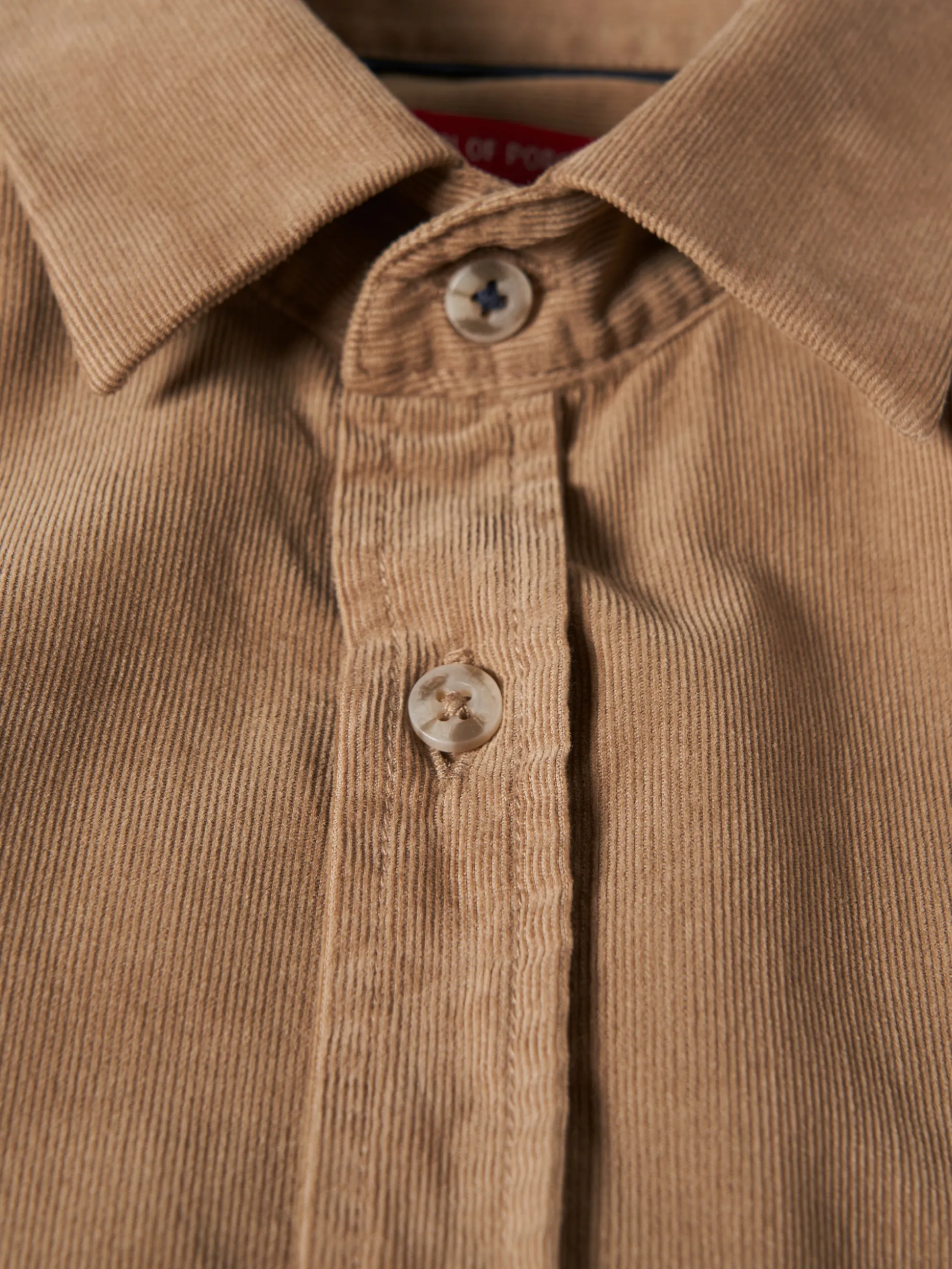 Camisa de bombazine em algodão