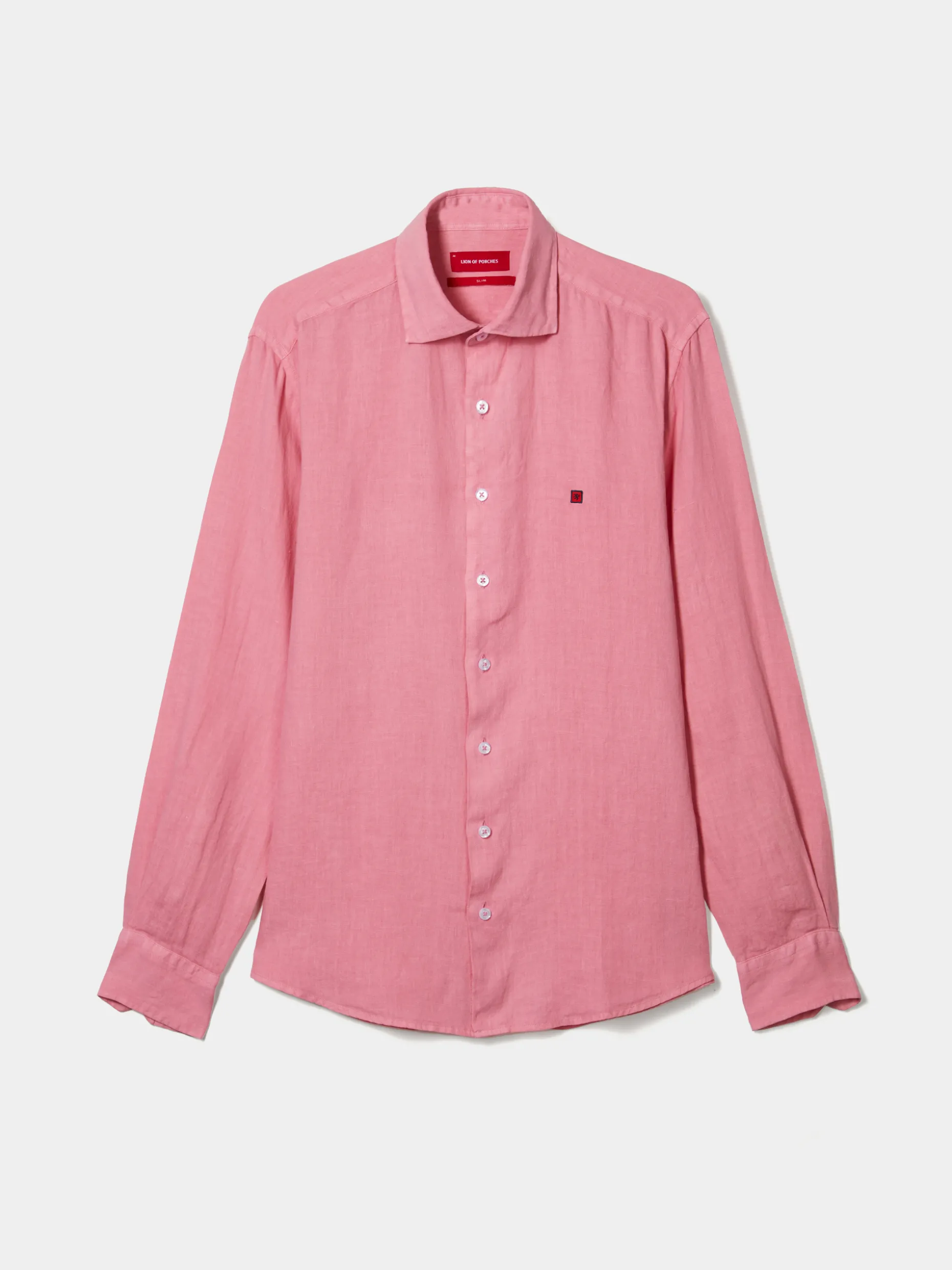 Camisa de linho slim fit