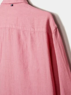 Camisa de linho slim fit