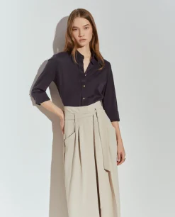 Camisa de malha em algodão