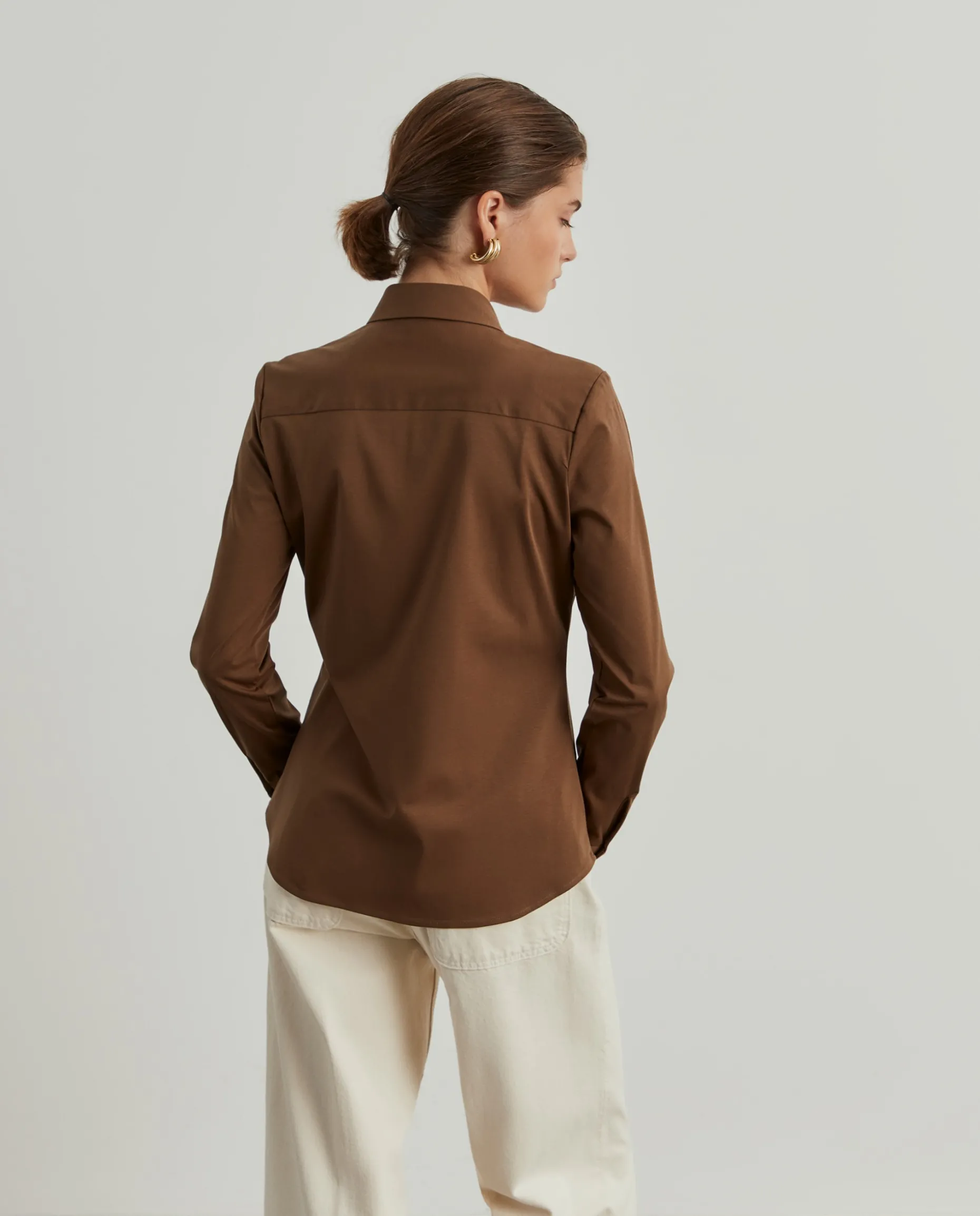 Camisa de malha em algodão