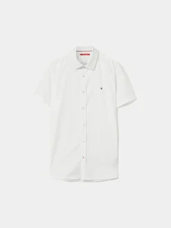 Camisa de manga curta em algodão