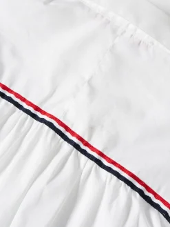 Camisa de popelina com fita