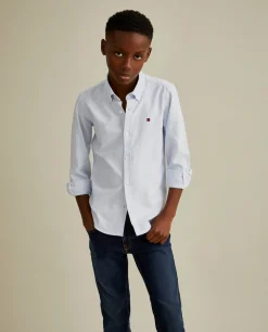 Camisa de riscas 100% algodão