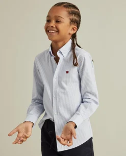 Camisa de riscas 100% algodão