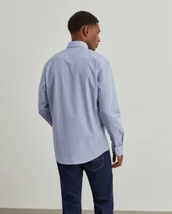 Camisa de riscas slim fit